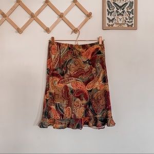 🌼 no boundaries vintage paisley skirt 🌼